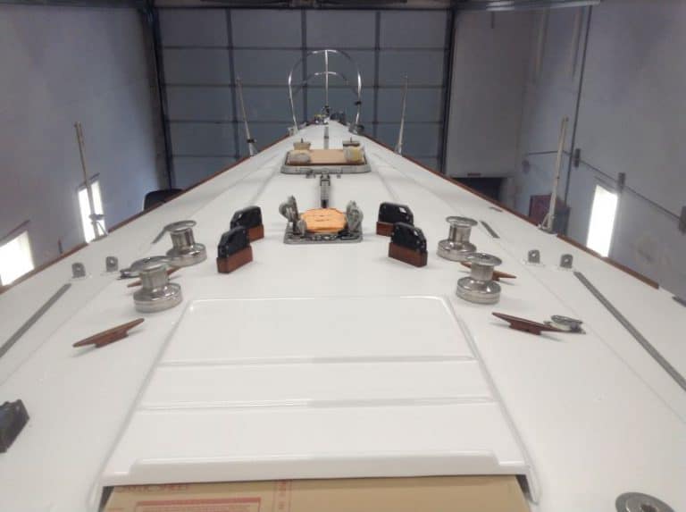 AwlGrip Painting Boat Services by Darling's Boatworks of VT